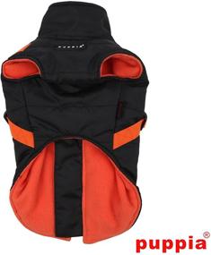 img 3 attached to 🐶 Winter Fleece Dog Vest with Integrated Harness, Puppia Mountaineer II: Zipper Closure, Waterproof Outer Shell for Cold Weather