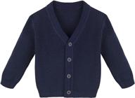 🧥 lilax little classic cardigan sweater for boys: stylish and comfortable clothing for sweaters logo