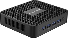 img 4 attached to MINIS FORUM GK41 Mini PC: Windows 10 Pro, 8GB DDR4, 256GB SSD, Intel Celeron 🖥️ J4125, HDMI & DP 4K@60Hz, Gigabit Ethernet, USB 3.0, Dual Band WiFi - Supports PXE Boot