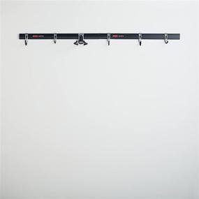 img 3 attached to 🔧 Maximize Garage Space with Rubbermaid FastTrack All-in-One Rail & Hook Wall Hanging Kit, 8 Piece