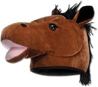 🐴 plush horse head hat - perfect party accessory! logo