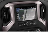 cdefg 2019-2021 silverado 1500 infotainment 3 car touchscreen 📱 navigation protector, hd clear tempered glass 9h scratch resistance (7in) logo
