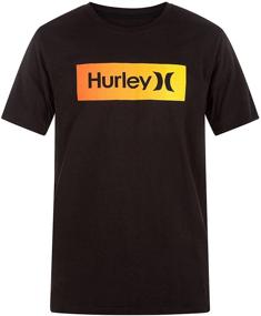 img 2 attached to 👕 Hurley Men's Clothing: Black Large T-Shirt for Style and Comfort