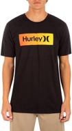 👕 hurley men's clothing: black large t-shirt for style and comfort logo