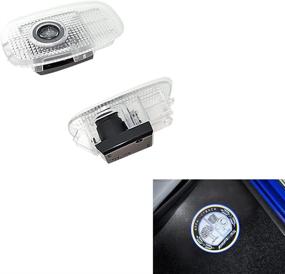 img 4 attached to LED Car Door Logo Light Courtesy Projector Laser Welcome Lights Puddle Light Ghost Shadow Light Compatible With Accessories FOR S COUPE C217 S550 S63COUPE