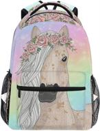 рюкзаки rainbow flower elementary bookbag логотип