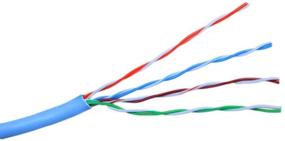 img 2 attached to 🔌 VIVO Blue 250ft Cat5e Ethernet Cable, CCA, 24 AWG, UTP Pull Box, Cat-5e Wire, Indoor for Network Installations - CABLE-V013B