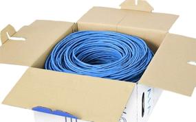 img 3 attached to 🔌 VIVO Blue 250ft Cat5e Ethernet Cable, CCA, 24 AWG, UTP Pull Box, Cat-5e Wire, Indoor for Network Installations - CABLE-V013B "🔌 VIVO Синий 250 футовый кабель Ethernet Cat5e, CCA, 24 AWG, UTP Pull Box, провод Cat-5e, для внутренних сетевых установок - CABLE-V013B