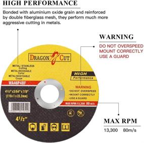 img 2 attached to Outivity 25 Pack of 4.5” x 0.047” x 7/8” 4.5 Inch Discs