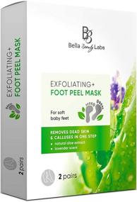 img 4 attached to 👣 Get Smooth & Soft Feet with Exfoliating Foot Peel Mask - 2 Pairs per Box!