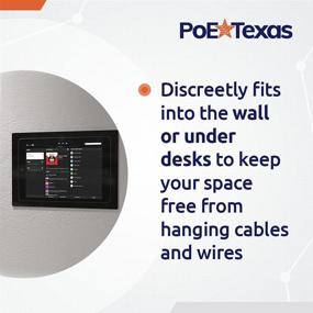 img 2 attached to 💡 PoE Texas USB-A and Micro-USB Power Adapter for Apple Cables - 802.3af POE to 5V Splitter for POS, Digital Signage, and More - Extends Power Delivery Up to 328 Feet