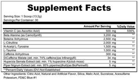 img 3 attached to 💪 Bare Performance Nutrition Flight Pre Workout - Boost Energy, Improve Focus & Endurance with Caffeine Anhydrous, DiCaffeine Malate & N-Acetyl Tyrosine (30 Servings, Blue Raspberry)