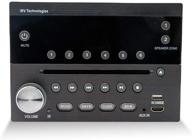 📻 irv technology irv31: high-quality 2.1 channel surround rv radio stereo with am/fm/cd/dvd, 2 zones, and wallmount receiver – 5" display logo