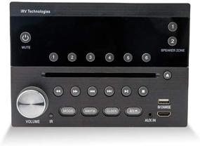 img 4 attached to 📻 iRV Technology IRV31: High-Quality 2.1 Channel Surround RV Radio Stereo with AM/FM/CD/DVD, 2 Zones, and Wallmount Receiver – 5" Display