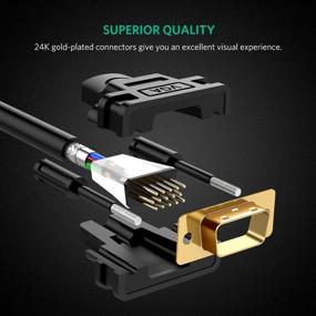 img 2 attached to 🔌 Enhance Your Display Quality with UGREEN Coaxial Connectors for Projectors and Displays