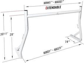 img 3 attached to AA Racks Одиночная перекладина для грузовика Контрактор