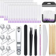 💅 122-piece fiber nail kit: complete nail extension set with fiberglass material for quick and easy shaping - ideal for false nails, fake nail tips, and salon-quality manicures logo