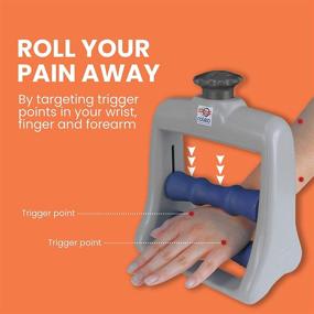 img 3 attached to 🔧 Revolutionary Roleo Trigger Point Massager: Ultimate Relief for Tennis Elbow & Forearm Stress - Advanced Lateral Forearm Roller with Deep Myofascial Release Finger Massager