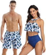 ulikeey couples matching swimsuit swimwear sports & fitness logo