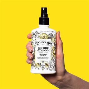 img 3 attached to 🚽 Улучшите свой опыт в ванной с Poo-Pourri - спрей для унитаза Before-You-Go с оригинальным цитрусовым ароматом (8 жидких унций)