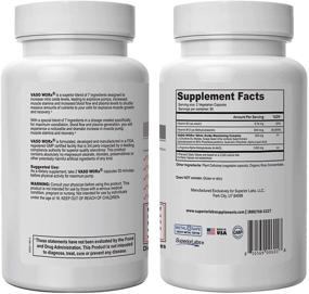 img 3 attached to Superior Labs VASOWORx® - Nitric Oxide Supplement, Extra Strength - 1,600mg, 180 Vegetable Capsules - 7 Powerful Ingredients for Increased Energy, Stamina, & Circulatory Support