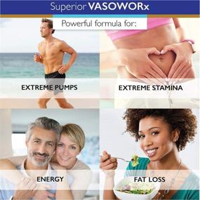 img 1 attached to Superior Labs VASOWORx® - Nitric Oxide Supplement, Extra Strength - 1,600mg, 180 Vegetable Capsules - 7 Powerful Ingredients for Increased Energy, Stamina, & Circulatory Support