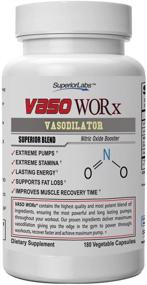 img 4 attached to Superior Labs VASOWORx® - Nitric Oxide Supplement, Extra Strength - 1,600mg, 180 Vegetable Capsules - 7 Powerful Ingredients for Increased Energy, Stamina, & Circulatory Support