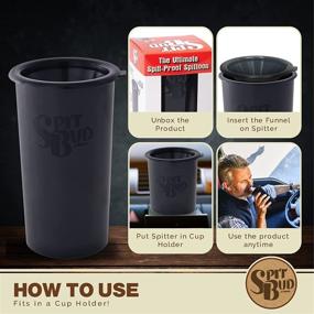 img 1 attached to 🚯 Spit Bud Portable Spittoon: The Ultimate Spill-Proof Spitter - Original Black Version by Spitbud