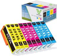 🖨️ vaker canon cli-251 xl inkjet printer ink cartridge tray replacement for pixma mx922 mx722 mx920 mg7520 mg5520 mg5420 mg7120 mg6320 printer (9 pack) logo