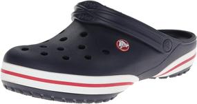 img 4 attached to Crocs 14433 Crocband X Clog Varsity Men's Shoes - Optimized for Mules & Clogs