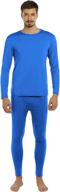 👨 vicherub men's thermal underwear set with fleece lined base layer long johns - ultimate thermals sets for men logo