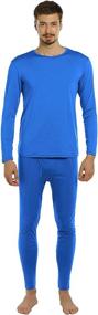 img 4 attached to 👨 ViCherub Men's Thermal Underwear Set with Fleece Lined Base Layer Long Johns - Ultimate Thermals Sets for Men