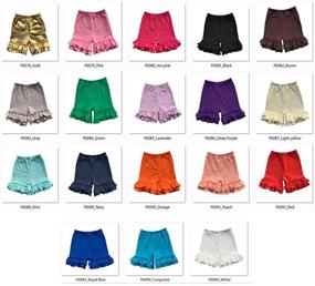 img 1 attached to 👶 Coralup Baby Girls Ruffled Cotton Shorts: Stylish and Comfortable (0-8 Years)