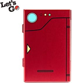 img 3 attached to 🎮 Nintendo Switch Game Card Case - FUNLAB Switch Game Holder with 6 Game Storage, Pokedex Red, Metal