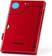 🎮 nintendo switch game card case - funlab switch game holder with 6 game storage, pokedex red, metal logo