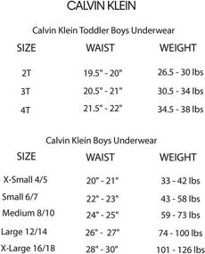 img 1 attached to 🩲 Удобные детские модели Calvin Klein Little Boy's Kids Modern Cotton Assorted Boxer Briefs: непревзойденный стиль и качество