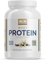 mcm nutrition - low carb isolate whey protein powder - vanilla (1.5 lb) | fast absorption, muscle building, delicious post workout protein logo