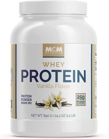 img 4 attached to MCM Nutrition - Low Carb Isolate Whey Protein Powder - Vanilla (1.5 LB) | Fast Absorption, Muscle Building, Delicious Post Workout Protein