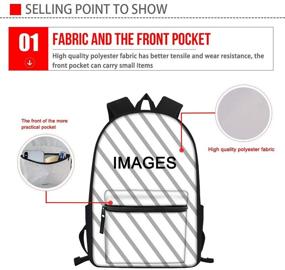 img 2 attached to BIGCARJOB Backpack Bookbag Outdoor Rucksacks Backpacks for Kids' Backpacks