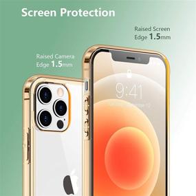 img 2 attached to 📱 Temdan Clear Case for iPhone 12/12 Pro - Non-Yellowing Slim Shockproof Phone Case