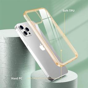 img 3 attached to 📱 Temdan Clear Case for iPhone 12/12 Pro - Non-Yellowing Slim Shockproof Phone Case