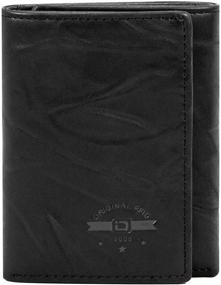 img 4 attached to 👝 RFID Wallet Leather Trifold Western Men's Accessories: Stylish and Secure