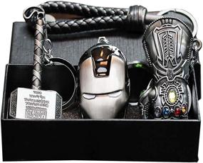 img 2 attached to 🔑 UVie Avengers Keychain Infinity Gauntlet: Revive the Superhero Spirit!