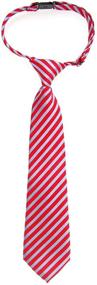 img 2 attached to Retreez Classic Striped Microfiber Pre Tied Boys' Accessories: Timeless Style for the Young Gentlemen