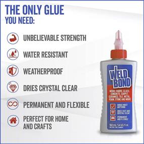 img 3 attached to 💪 Weldbond 8-50160 Universal Adhesive: Strong and Versatile 5.4 fl. oz. Solution