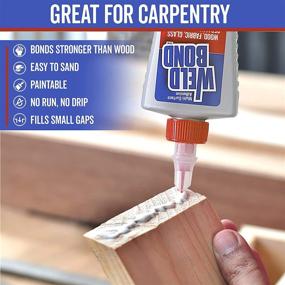 img 1 attached to 💪 Weldbond 8-50160 Universal Adhesive: Strong and Versatile 5.4 fl. oz. Solution