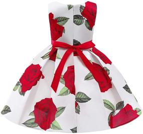 img 1 attached to 👗 NSSMWTTC Dresses - Elegant Wedding Sunday Apparel for Daughters & Girls' Clothing