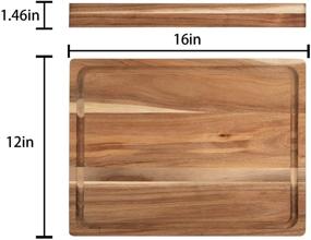 img 3 attached to Multipurpose Reversible Chopping Boards Cheese Charcuterie