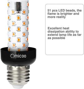 img 1 attached to Dyforce Christmas Flickering Decorations 4 Pack