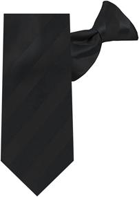 img 1 attached to 👔 Jacob Alexander Boys' 14 inch Stripe Tonal Clip-On Neck Tie: A Stylish and Convenient Accessory